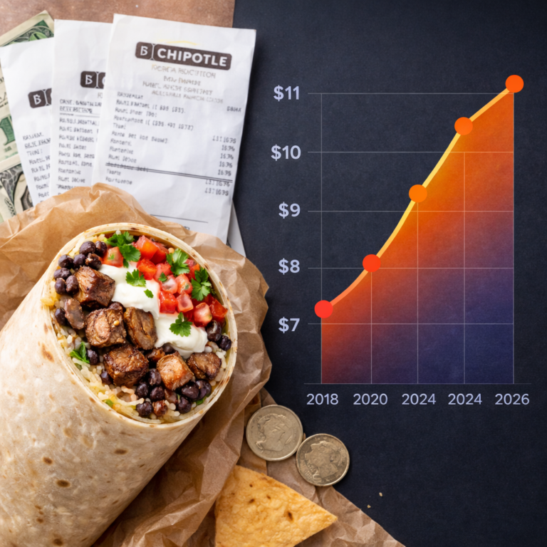 How Chipotle Prices Changed From 2018 – 2026 (Data Analysis)