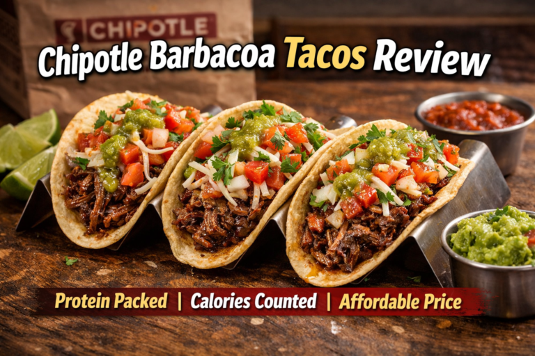 Chipotle Barbacoa Tacos Review: Protein, Calories & Price