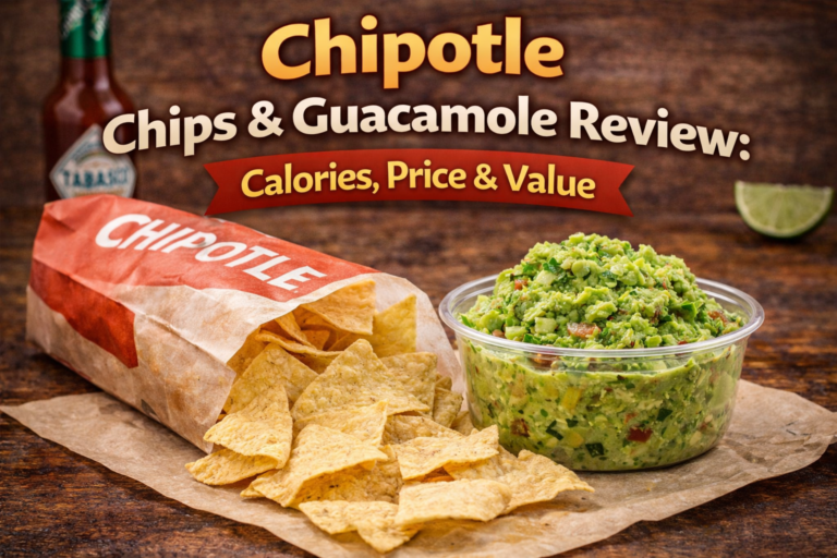Chipotle Chips & Guacamole Review: Calories, Price & Value