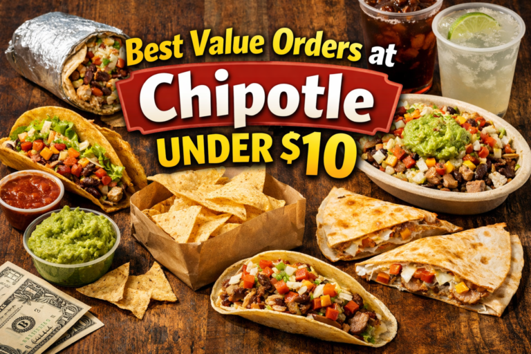 Best Value Orders at Chipotle Under $10