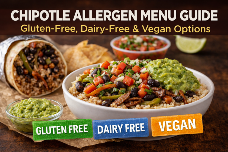 Chipotle Allergen Menu Guide (Gluten-Free, Dairy-Free & Vegan Options)