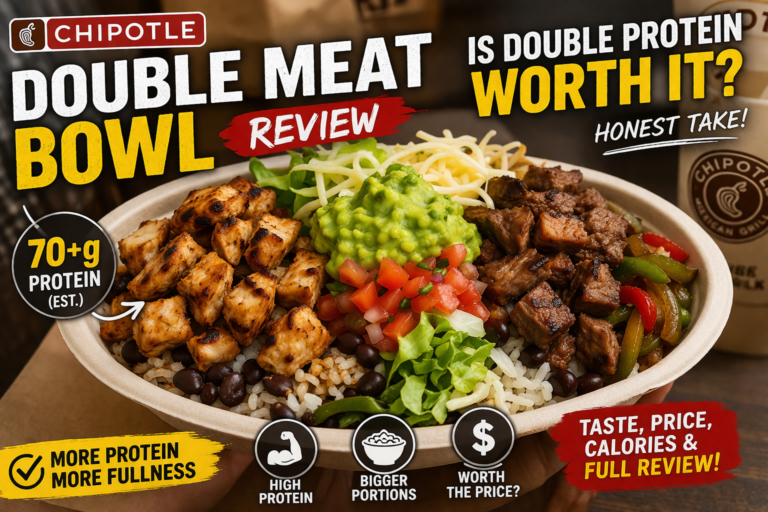 Chipotle Double Meat Bowl Review – Is Double Protein Worth It? | Honest Take