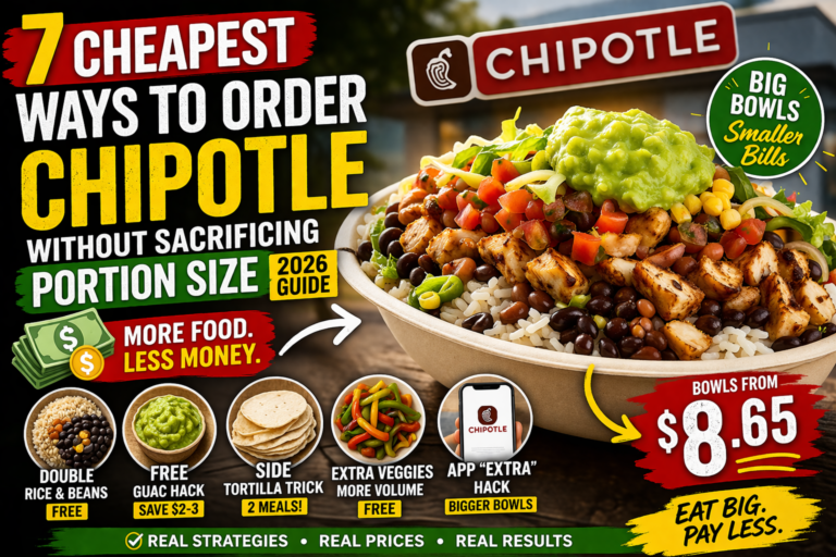 7 Cheapest Way to Order Chipotle Without Sacrificing Portion Size